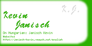 kevin janisch business card